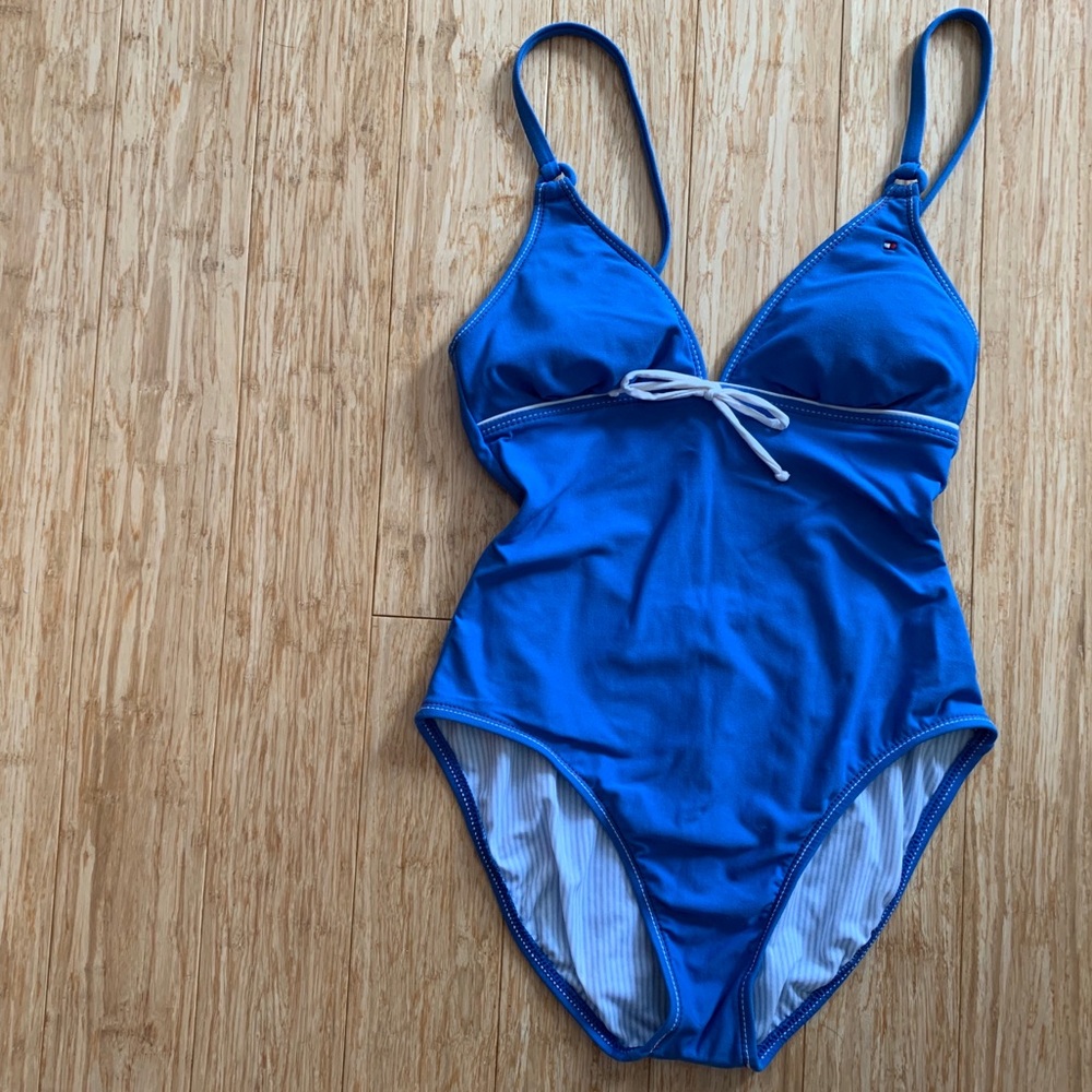 SOLDVintage Tommy Hilfiger One Pièce Blue Swimsuit